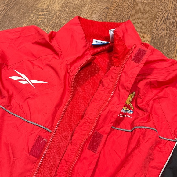 Vintage Y2K Reebok Trinidad & Tobago National Track & Field Team Jacket Mens L - Picture 11 of 12
